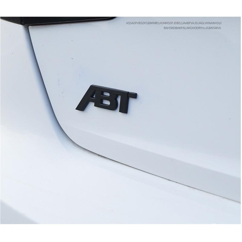 1Pcs ABT Logo 3D Adhesive Rear Side Body Car Badge Emblem Sticker Decal for A//udi V//W