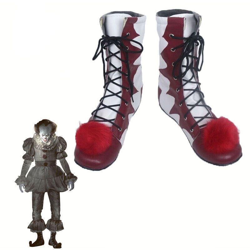 Authentic Joker Pennywise Cosplay It Horror Clown Killer Carnival Shoes Halloween Costume