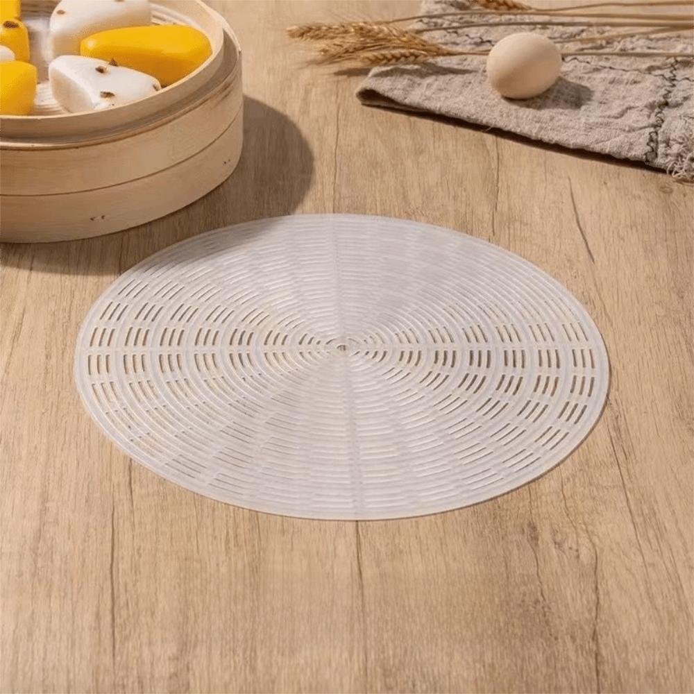 Non-Stick Steamer Pad Heat-resistant Steamer Liner Round Dim Sum Paper  Stuffed Bun