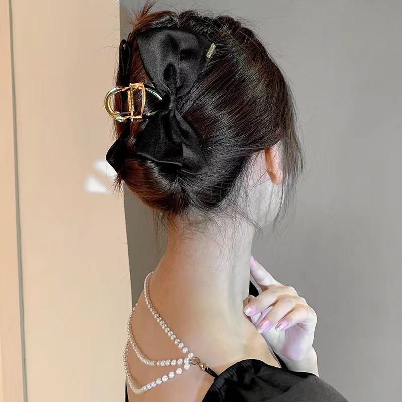 Koreanische Metall-Klauen-Haarspange: Damen Chic Hai Haarklammer