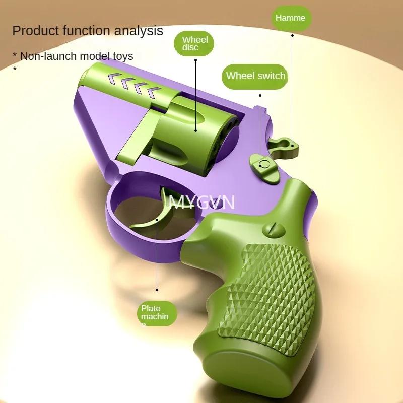 Little Revolver Toy Gun Mini Pistol Toy Gun Non-Firing Scientific And Educational Model