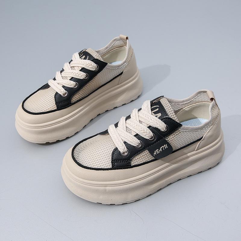 2025 summer little white shoes new Korean version ins female students platform heightening sports board shoes casual shoes ZY1827