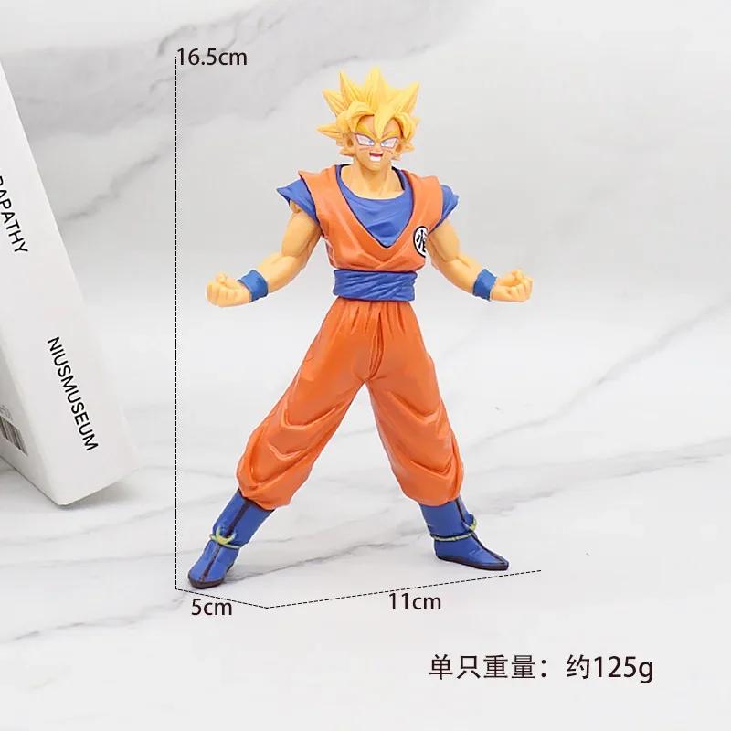 

* Popular Sold Son Goku Super Saiyan Anime Figurine Goku Dbz Action Figurine Model Gifts Collectible Figurines 18cm