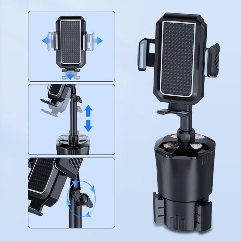 Water Cup Holder Container Phone OrganizersCar Interior Accessories Mobile Phone Bracket Stand Rack Cellphone Organizers