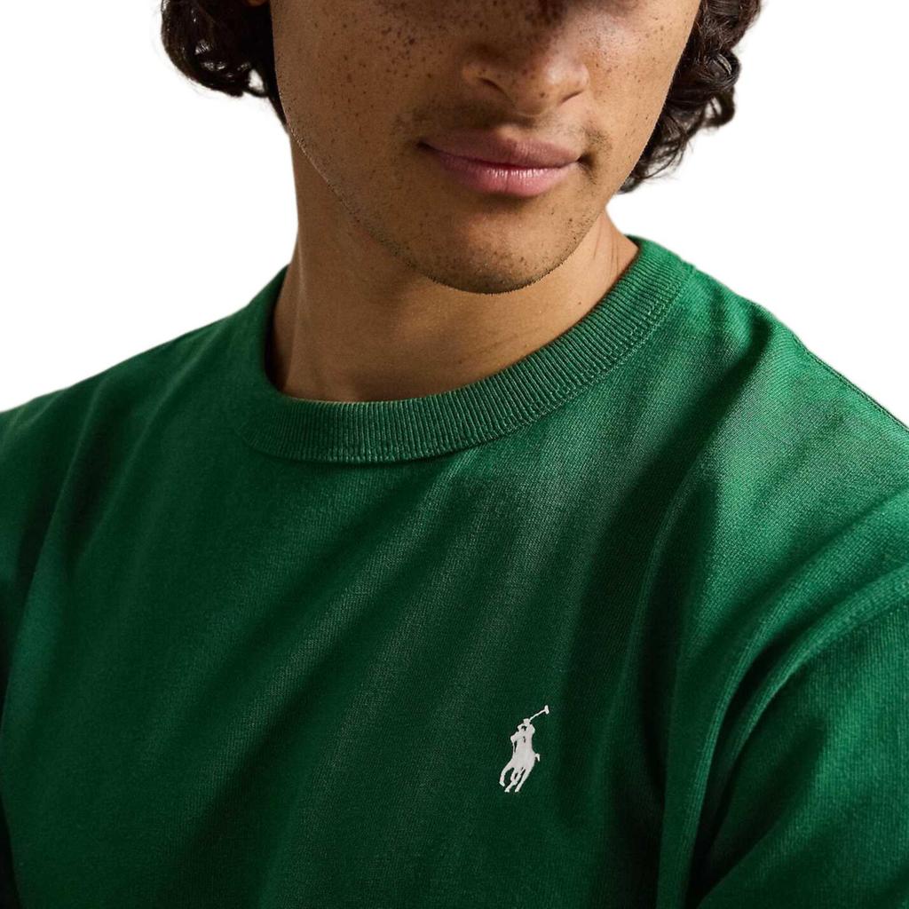 Polo Ralph Lauren FW26 Plain Knit Crew Neck Cotton Short Sleeve T-Shirt Loose Fit Men Tops MNPOTSH1N823367-300