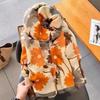 Korean Style Floral Cotton Linen Scarf, Versatile Long Thin Shawl for Women