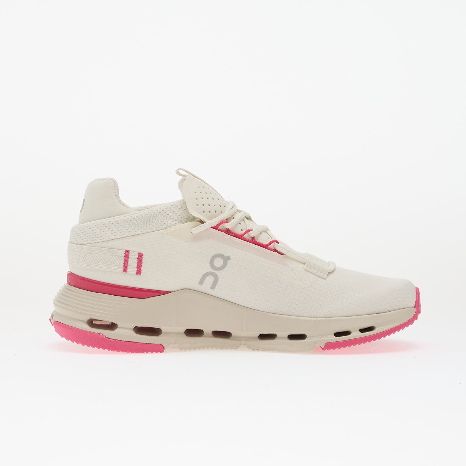 On Damen Ivory,Pink Sneakers W Cloudnova 2 Ivory/ Pink Eur Größe 40 - Bild 3