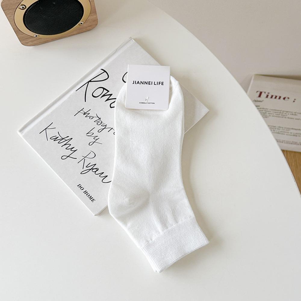

Solid Color Women s Socks Short Tube Cotton Socks Soft Short Socks Summer