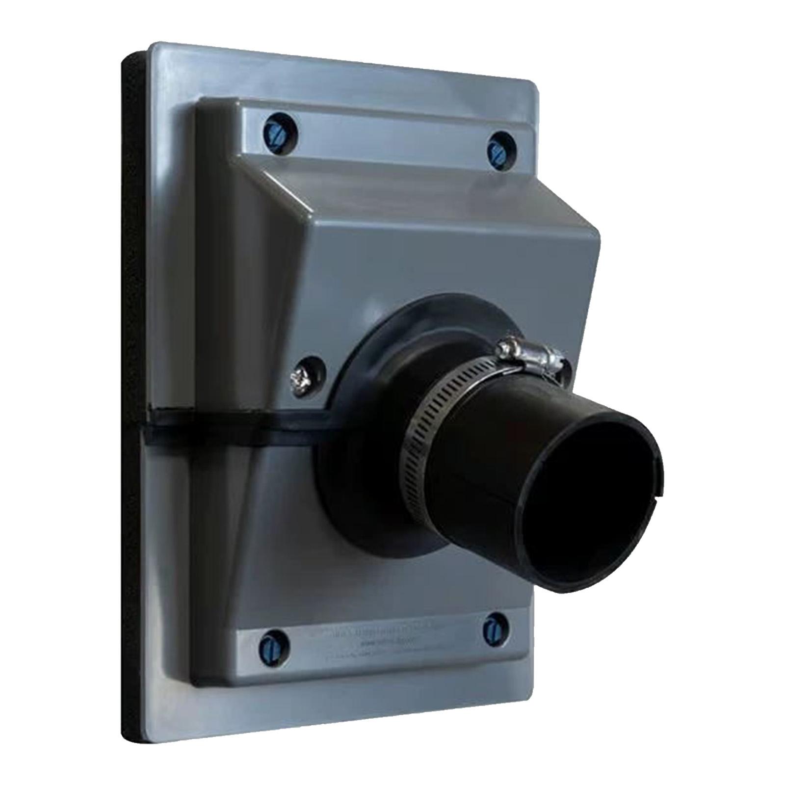 

HVAC Wall Penetration & Line-Set Cover Kit 2-Piece Pipe Hole Cover with Soft Gasket for HVAC/Mini Split AC Easy Install on Wall серый