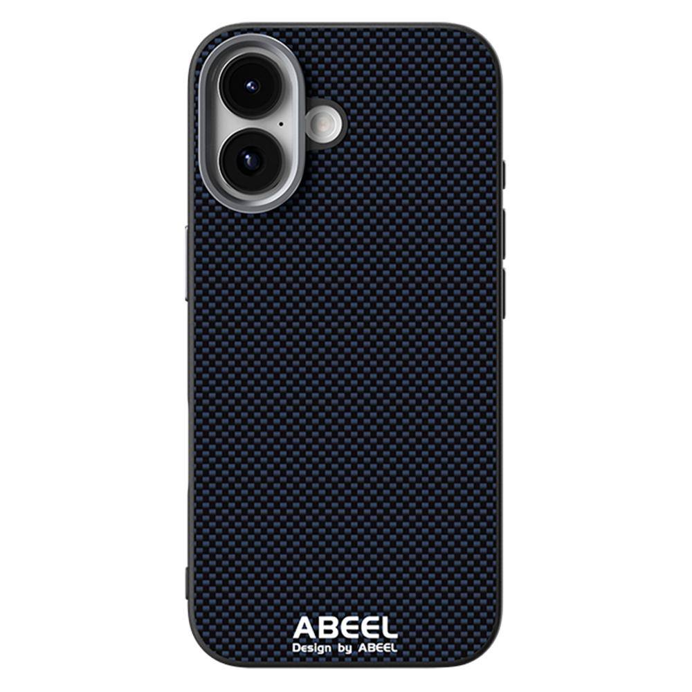 ABEEL For iPhone 17 Case Compatible with MagSafe Printed PC TPU Aluminum Alloy Leather Phone Cover