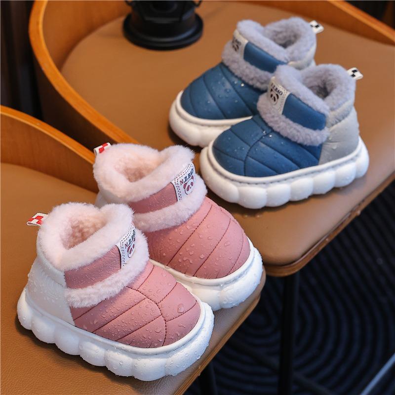 Детские зимние тапочки из хлопка — фото 4