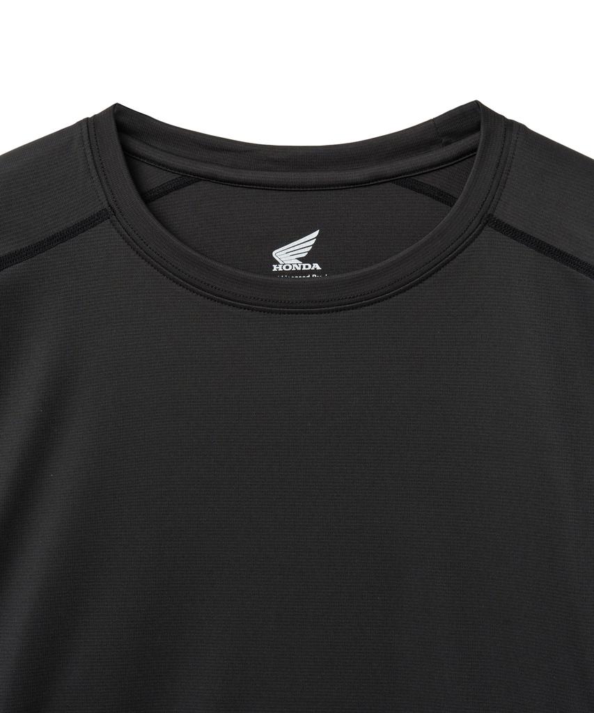 PHYPS MOTORCYCLE H-Tech Mesh Ventilation Finger Hole Jersey Black