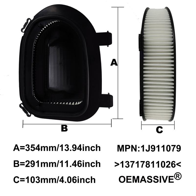 Motorluftfilter für BMW X6 E71 E72 X5 F15 F85 E70 2008 2009 2010 2011-18 X3 F25 2011 2012 2013 2014 2015 2016 2017 13717811026