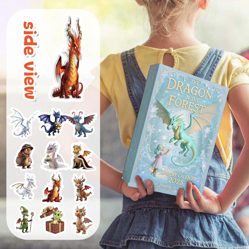 Kalendarz odliczający zawiera 24 prezenty, kalendarz odliczający i prezent-niespodziankę.