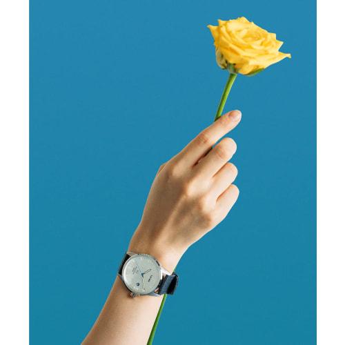 TRIWA HUMANIUM TIME FOR PIECE HU39LB-CL080712 Men's & Women's Unisex Watch with Recycled Canvas Strap, Officially Imported, Swedish Scandinavian Desig