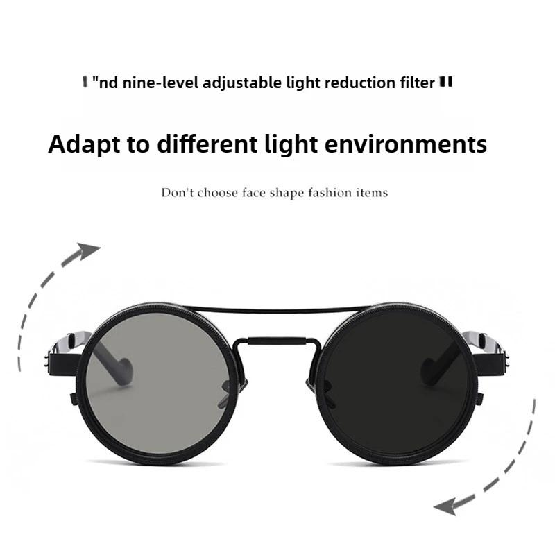 Nd 9-Speed Adjustable Polarized Sunglasses Rotating Light-Reducing Polarized Sunglasses Uv400 Driving Eye Protection Glasses