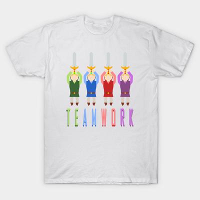 T Shirt Women Teamwork Harajuku Print Kawaii Tshirt Summer Short Sleeve Female T-Shirt Top Tee