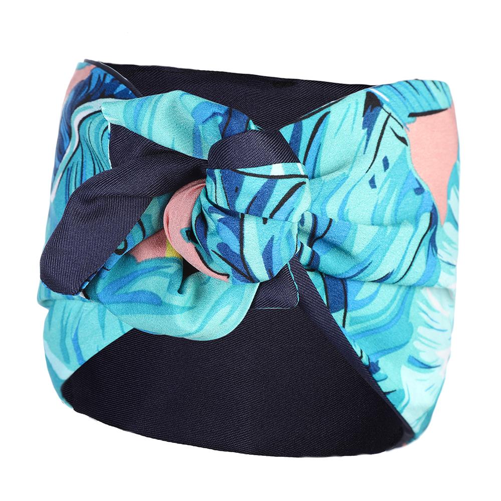 

AWAYTR Мода Женский Тюрбан Повязка на Голову Принт Эластичная Бандана Узел Головная Повязка Длинный Шарф Завязки Повязка для Волос Аксессуары для Волос Новые Головные Уборы