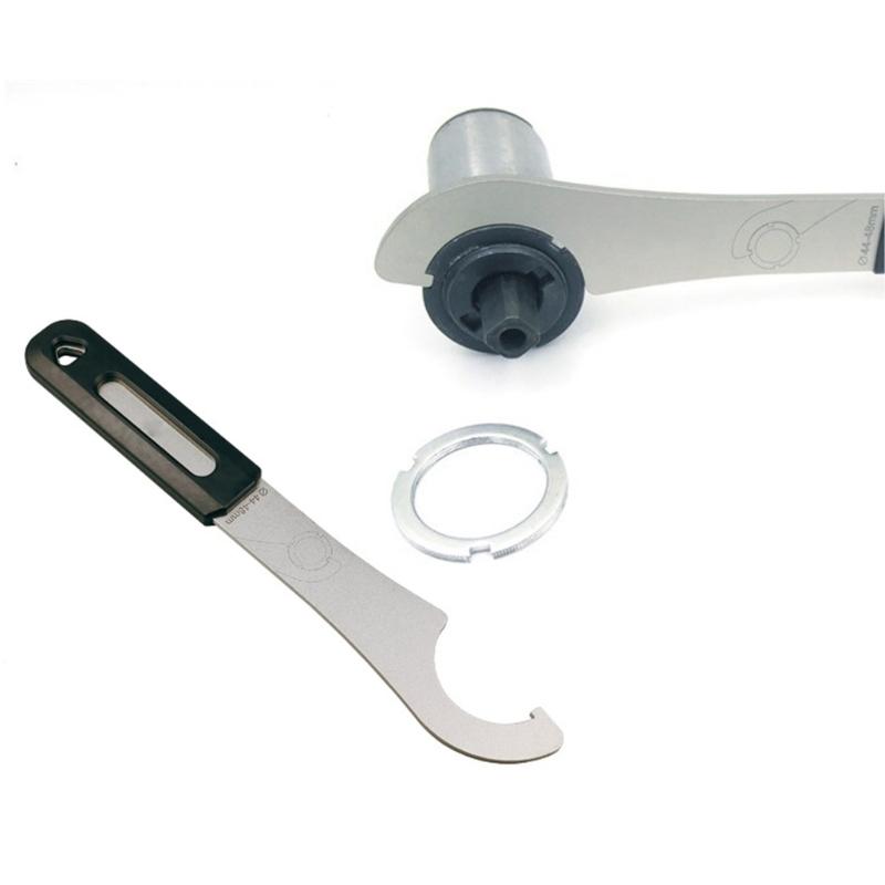 Portable Bike Bottom Bracket Tail Lock Rings Hook Wrench Stainless Steels Bicycles Repair Wrench Maintenance Tool