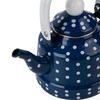 Elegant Enamel Teapot for Electric Stovetop 1100ml Water Kettle Halogen Range