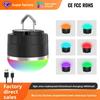 Luz LED recargable para camping lámpara colgante portátil para tienda de campaña luz RGB exterior