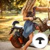 Pneumatika Motocykl Široká Polstrovaná Opěrka Zad Elektrická Kola Řídítka pro Motocykly Cyklistika Polštář