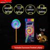 Glow Stick Lollipop Rotating Pinwheel Light-Up Festival Toy for Kids