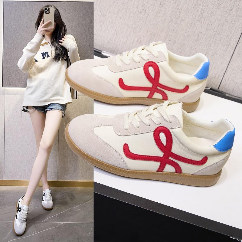 The first layer of cowhide, genuine leather, inner height increase, small white shoes, women's spring women's casual shoes, sports women
