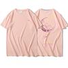 plus Size American Retro Print ort Sve T-irt Thin Loose Pure Cotton Summer Faionable f Sve Top for Women