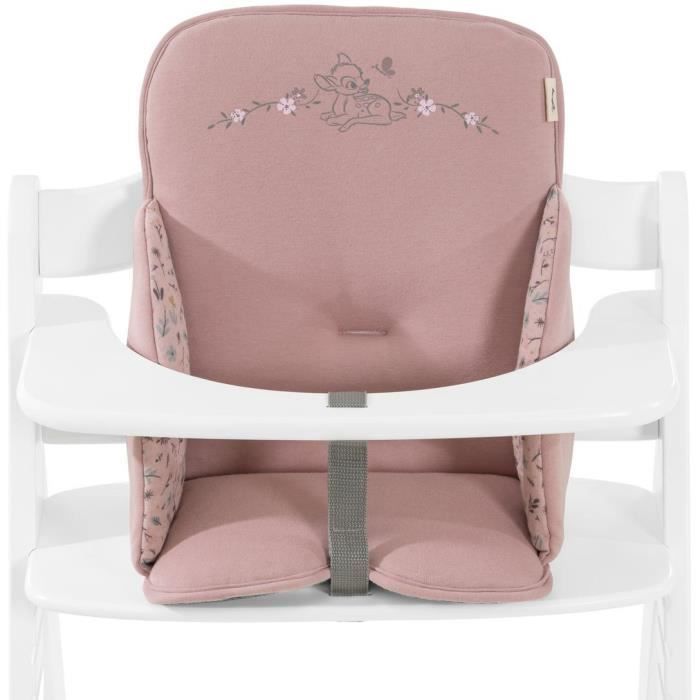Réducteur pour chaise haute - HAUCK - ALPHA COSY SELECT - Anti-dérapant - Bambi Rose