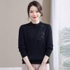 Fengxiao Women's Fleece Lined Mock Turtleneck Knitted Sweater