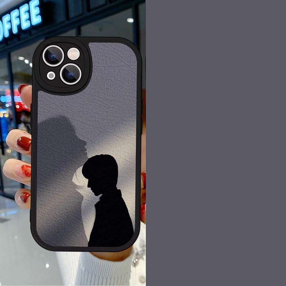 Couple Lovers Girl Boy Leather Phone Case For iPhone 17 16 15 14 13 12 11 Pro Max Mini Plus Cover