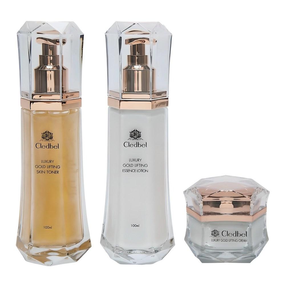 [Cledbel] Luxury Gold Leaf Lifting Basic Full Set (Skin + Lotion + Cream)