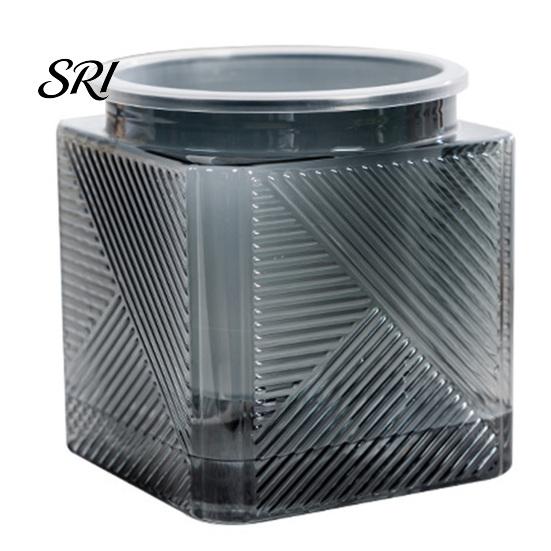 Indoor Self Watering Pot Automatic Water-absorbing Flowerpot with Transparent Water Level Indicator Self-Watering Planter for Plants Succulents Cactus