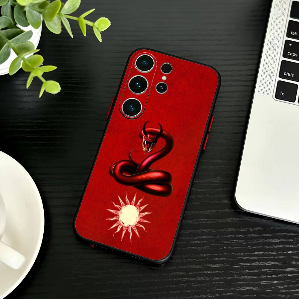 

Snake Classic Phone Case For Samsung S26,S25,S24,S23,S22,S21,S20,S30,Ultra,Plus,Fe,Note,5G Black Cover Samsung S21Ultra