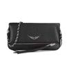 ZV French Exquisite Women's Winged Chain Crossbody Bag: Elegant Envelope Shoulder Bag for Ladies.