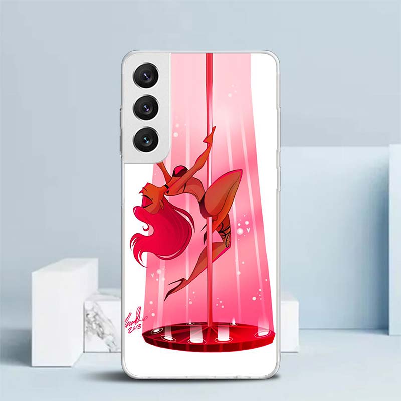 Pole Dancer Dancing Soft Cover for Samsung Galaxy S25 Edge S26 S24 S23 Ultra Phone Case S22 S21 Plus S20 FE Print Pattern Shell