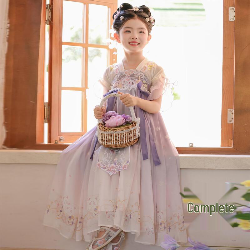 Sommer-Hanfu-Kleid für Mädchen