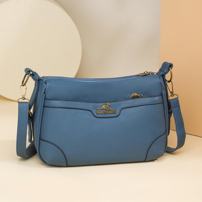 Jednobarevná taška přes rameno Dámská crossbody taška Taška pro středněvěkou matku