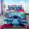 Stitch & Lilo Stitch Duvet Cover Cartoon Quilt Cover Soft and Breathable Bedding Set Twin Size for Bedroom Decor Best Gifts