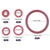 18pcs O-Ring Seal Kit Silicone Gasket For Coffee Machine Brewing Group Spout Connector Kitchen Accessories