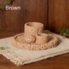 Concrete Tray Sage Burner Aromatherapy Sage Burning Smudging Tray Natural Crude Wood Sage Incense Candle Holder