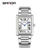 Couple Watch Fashion Square Roman Scale Men'S And Women'S Quartz Watch Waterproof Watch