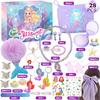 Mermaid Themed Blind Box Puzzle Building Blocks Stress Relief Toy Girls Ages 15-35