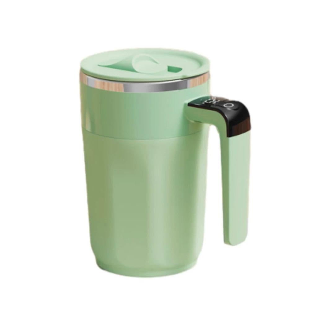 New 400ML Mixing Cup ABS 316 Stainless Steel Coffee Cup Silicone Rechargeable Self Stirring Mug Coffee