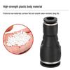 Straight Quick Push-In Pneumatic Air Tube Connector, PU Sizes 6-16, Plastic Two-Way Joint