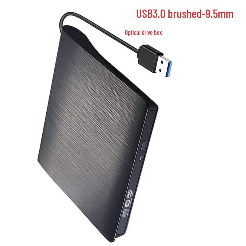 USB-C & USB Dual Interface CD/DVD Drive for Laptop/Desktop with Brushed Finish