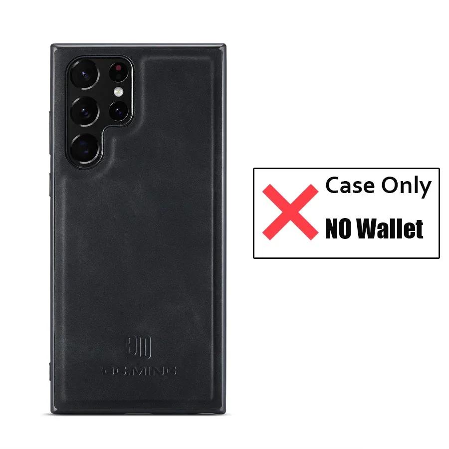 Luxury Magnetic Leather Wallet Case for Samsung Galaxy S25 Ultra S24 S23 S20 S21 S22 Plus Note 20 Kickstand Card Holder Cover
