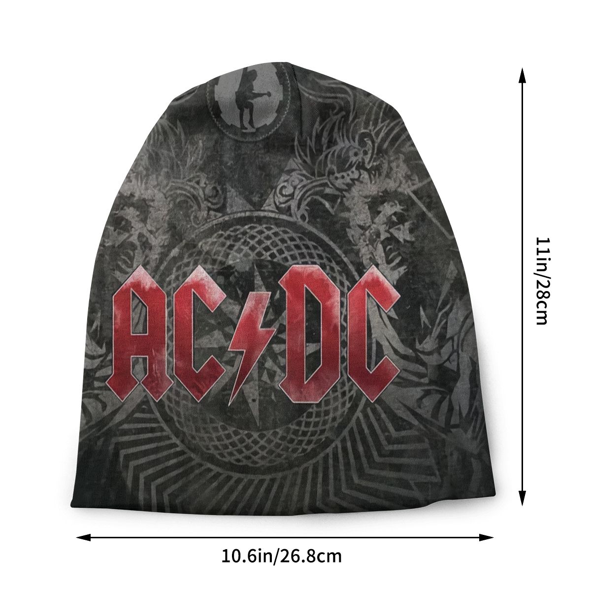 AC DC Heavy Metal музыка громоздкие шапки-бини унисекс женские австралийские рок-группы — фото 2