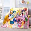 Japanese anime cute cartoon theme Sailor Moon Tsukino Usagi blanket suitable for home beds, sofa covers, office nap, outdoor warm blankets O4